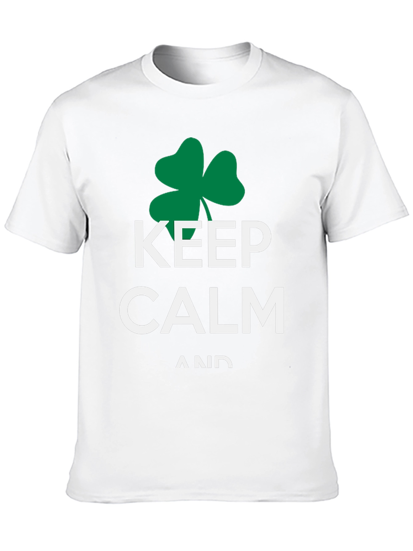 Keep Calm Shamrock T-Shirt - St. Patricks Day Tee
