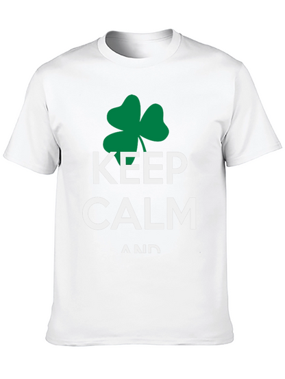 Keep Calm Shamrock T-Shirt - St. Patricks Day Tee