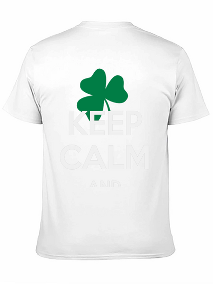 Keep Calm Shamrock T-Shirt - St. Patricks Day Tee