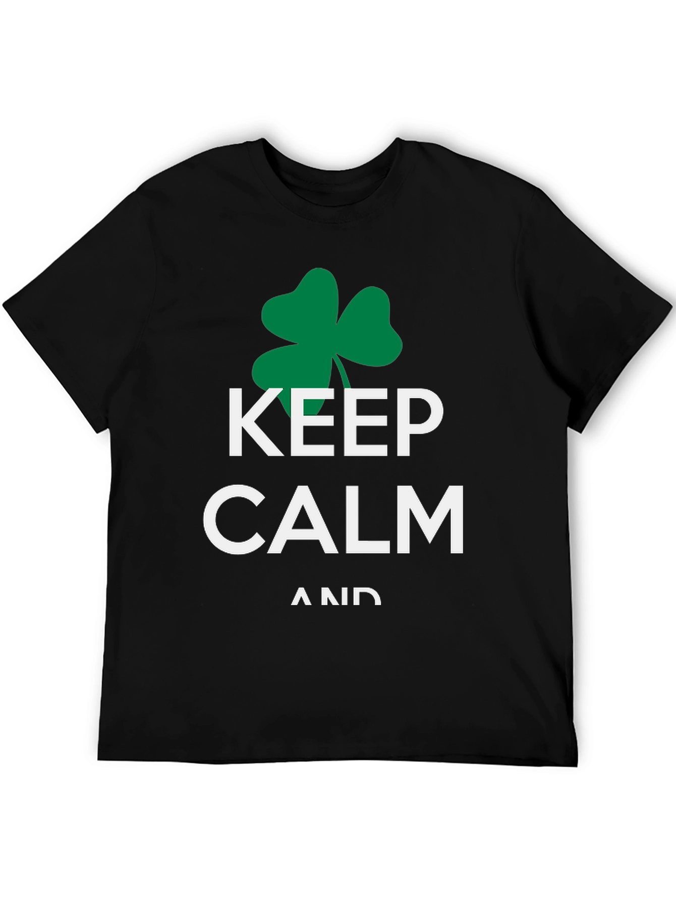 Keep Calm Shamrock T-Shirt - St. Patricks Day Tee