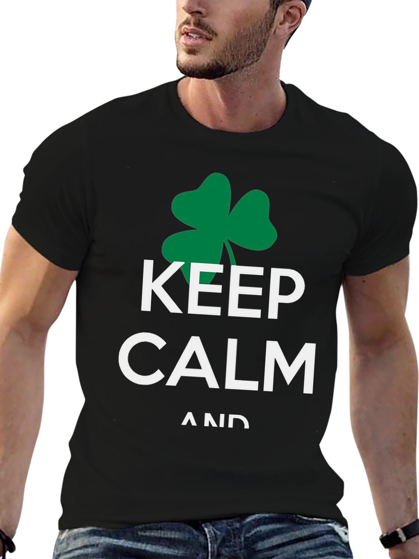 Keep Calm Shamrock T-Shirt - St. Patricks Day Tee