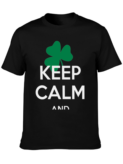 Keep Calm Shamrock T-Shirt - St. Patricks Day Tee