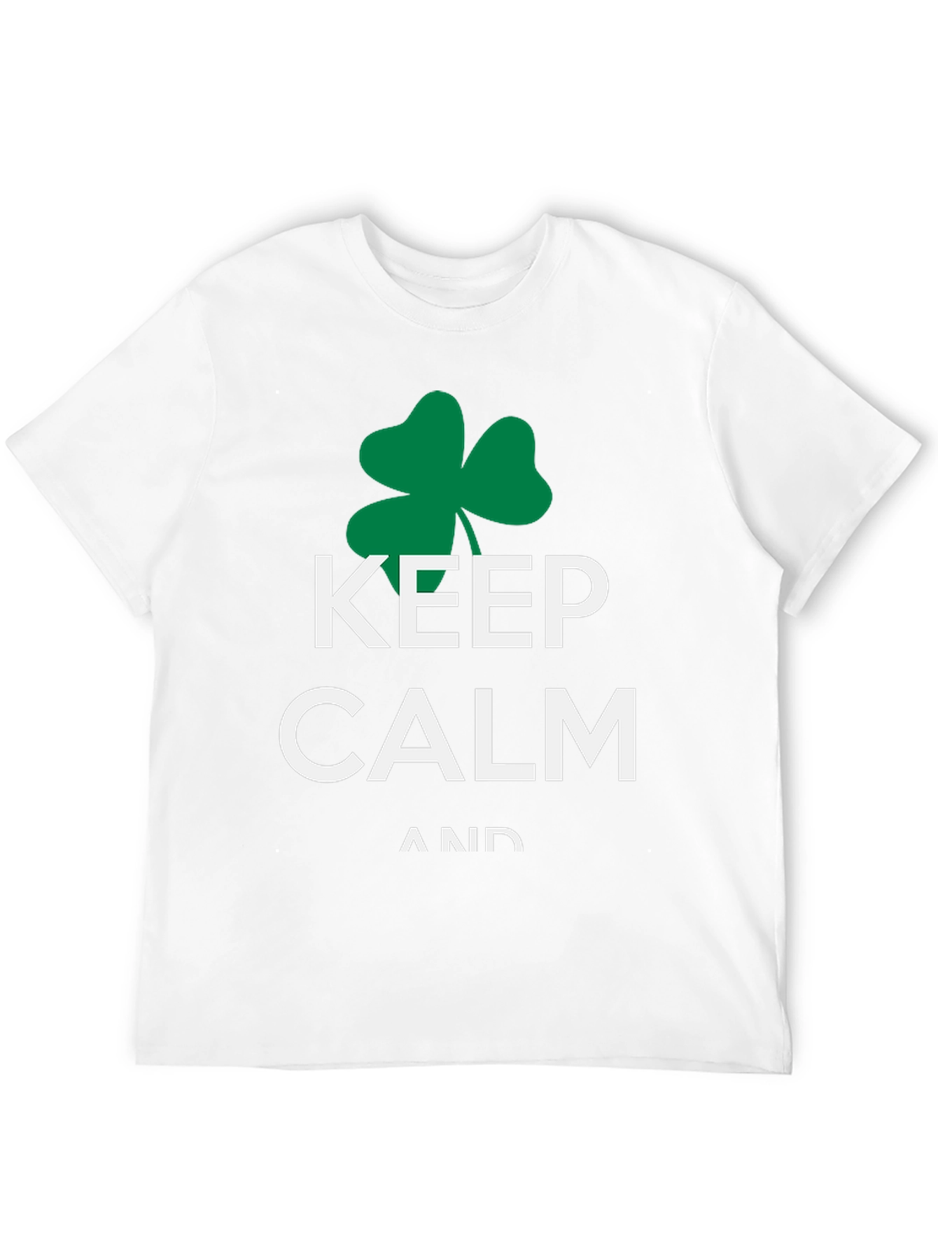 Keep Calm Shamrock T-Shirt - St. Patricks Day Tee