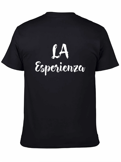 LA Esperienza Graphic Tee - Black Cotton T-Shirt