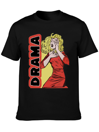 Drama Queen Graphic Tee - Black