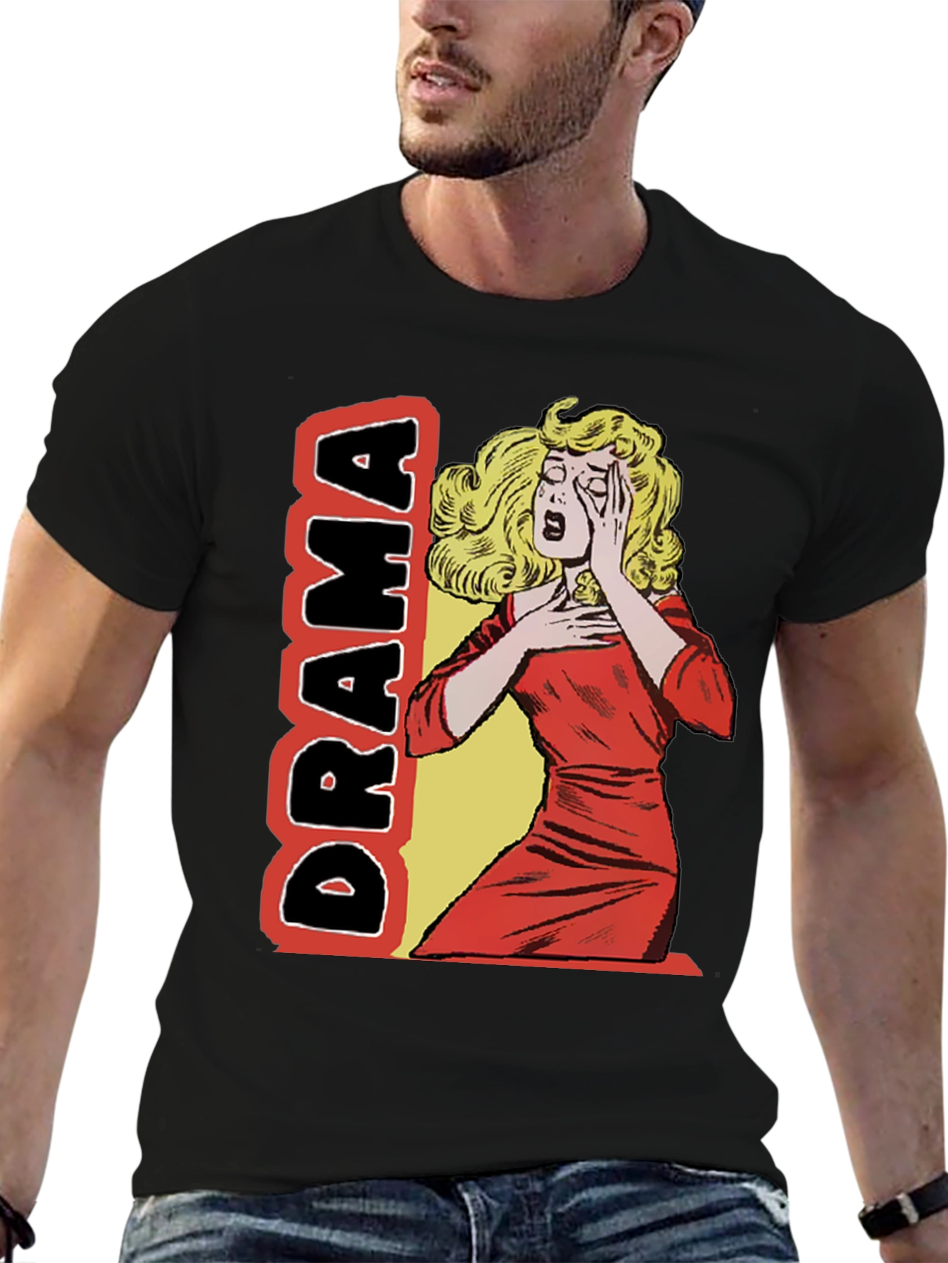 Drama Queen Graphic Tee - Black