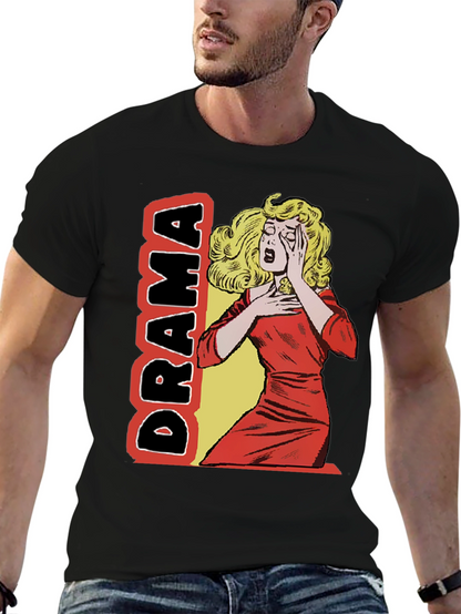 Drama Queen Graphic Tee - Black