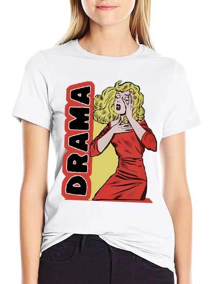 Drama Queen Graphic Tee - Black