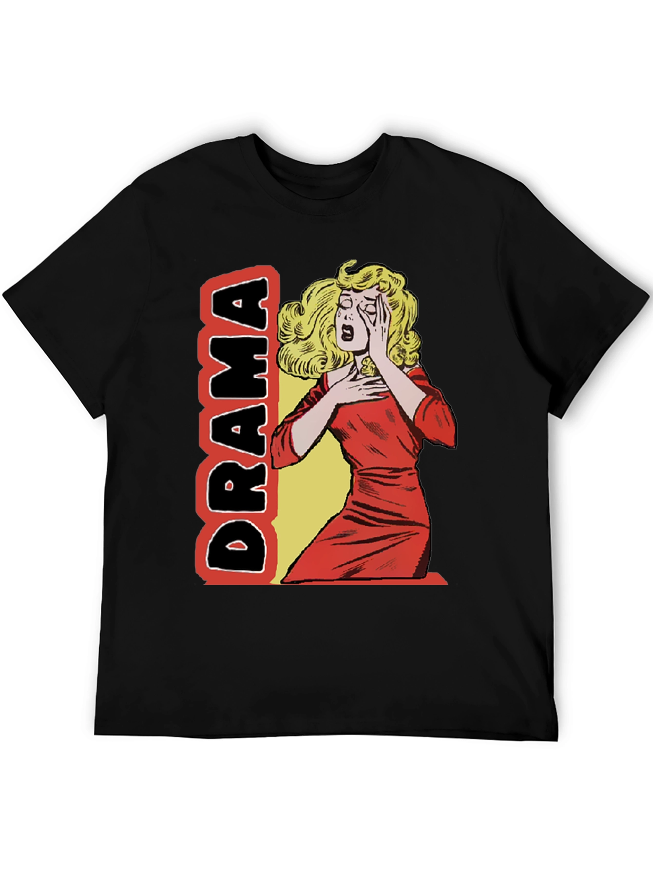 Drama Queen Graphic Tee - Black
