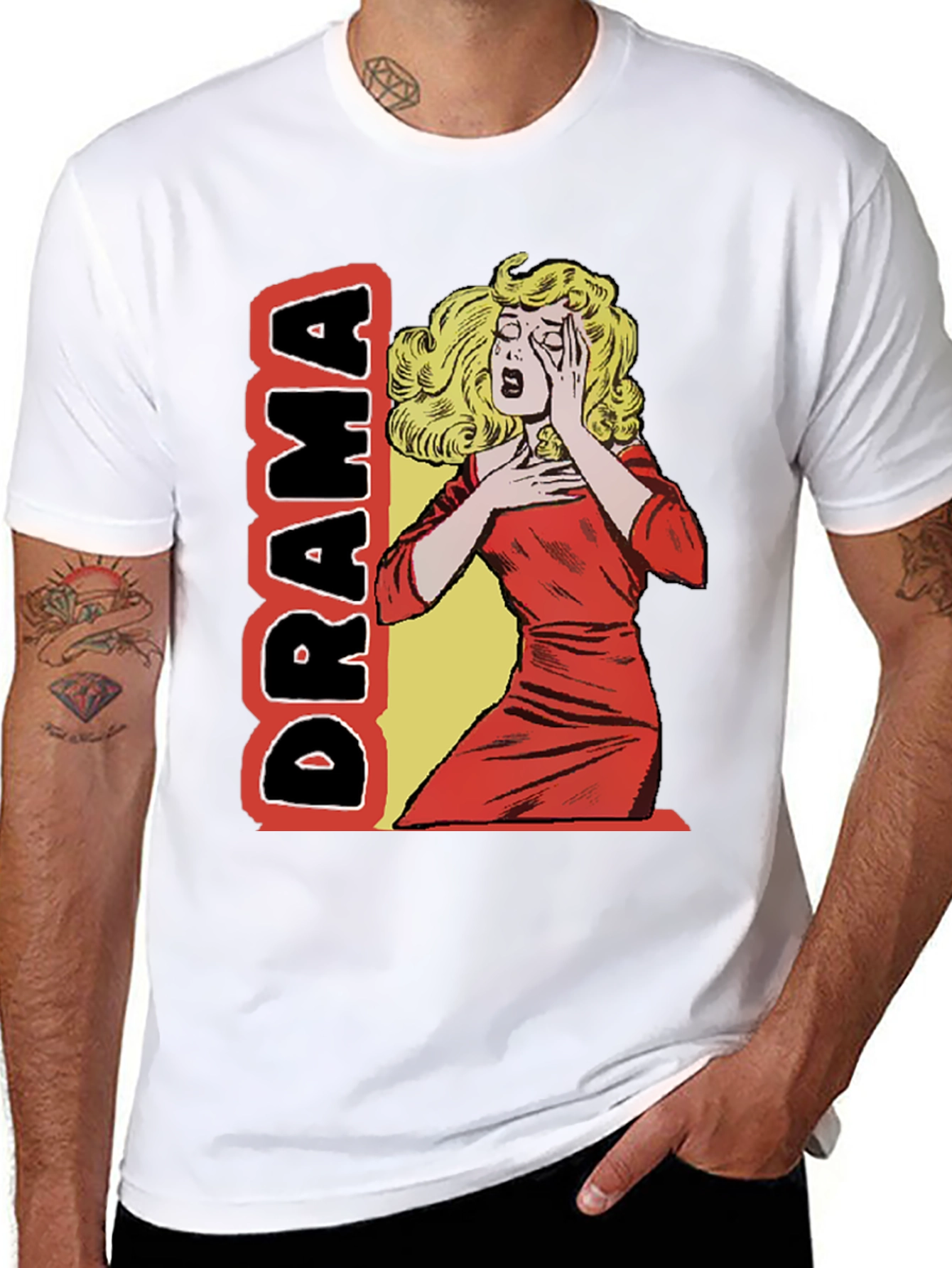 Drama Queen Graphic Tee - Black
