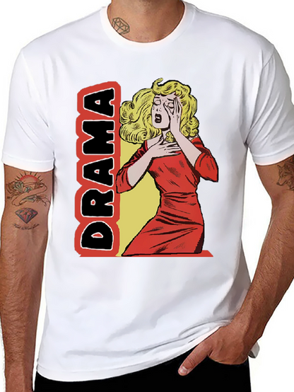 Drama Queen Graphic Tee - Black