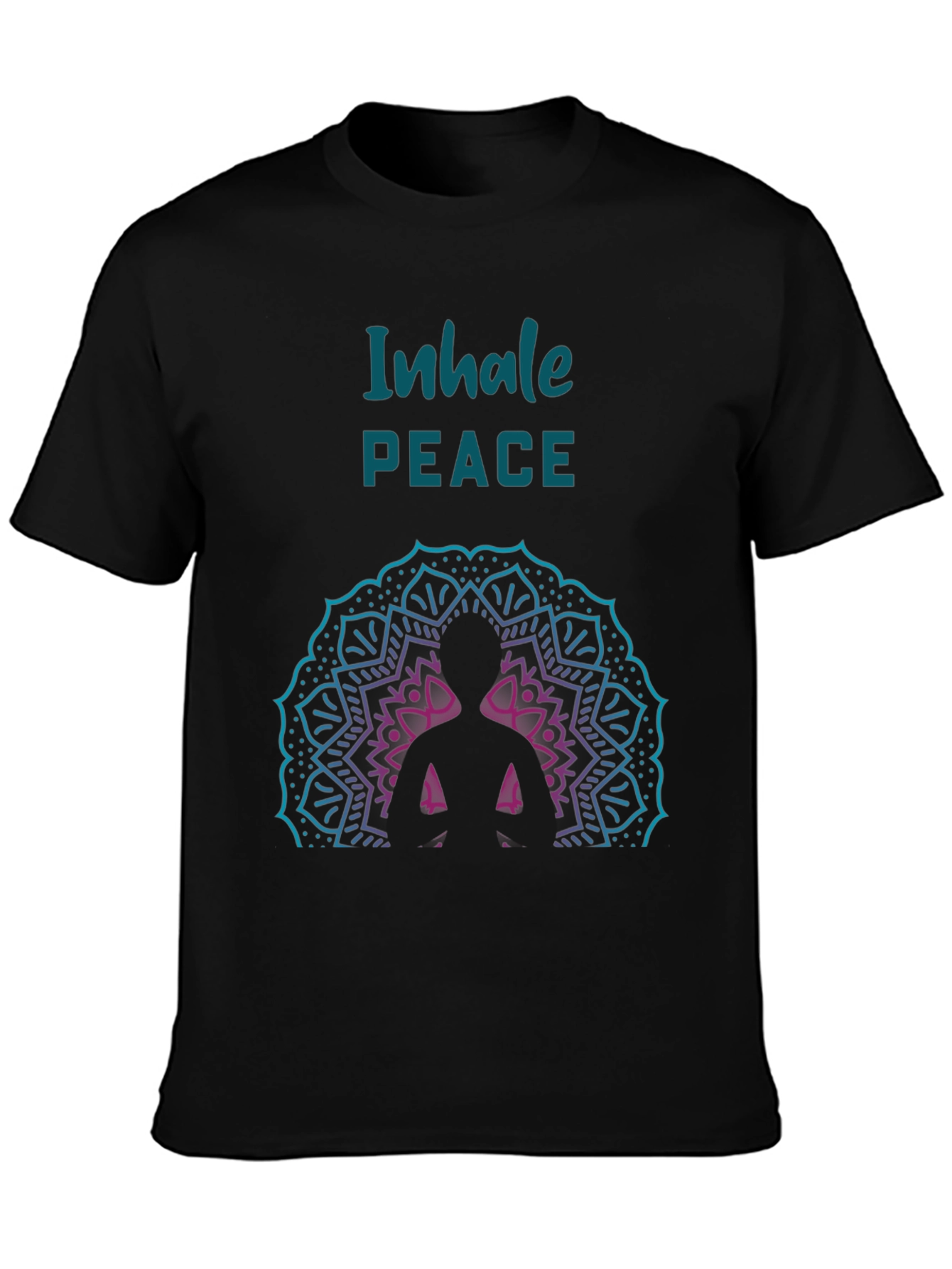 Inhale Peace Graphic Tee - Relaxed Fit