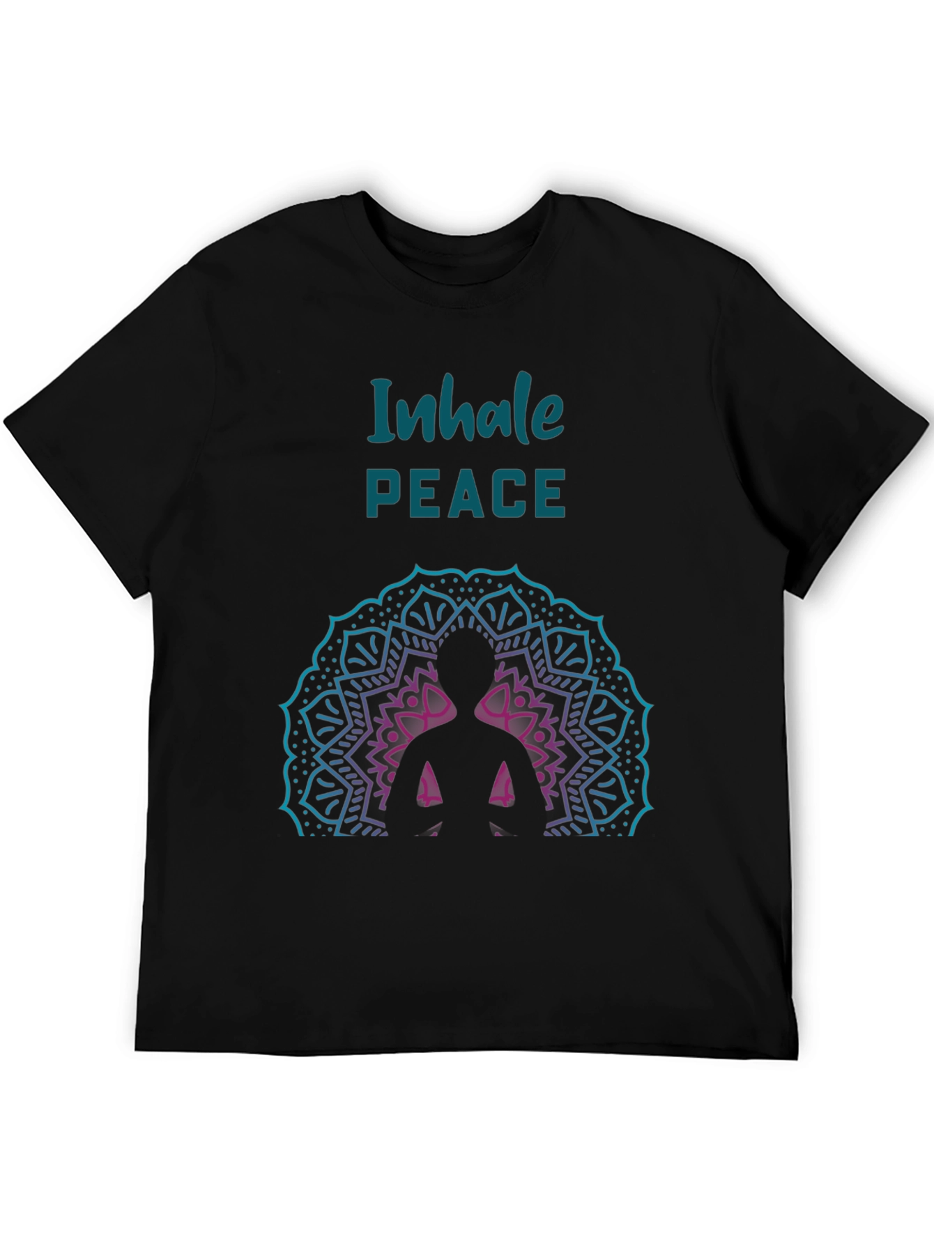 Inhale Peace Graphic Tee - Relaxed Fit