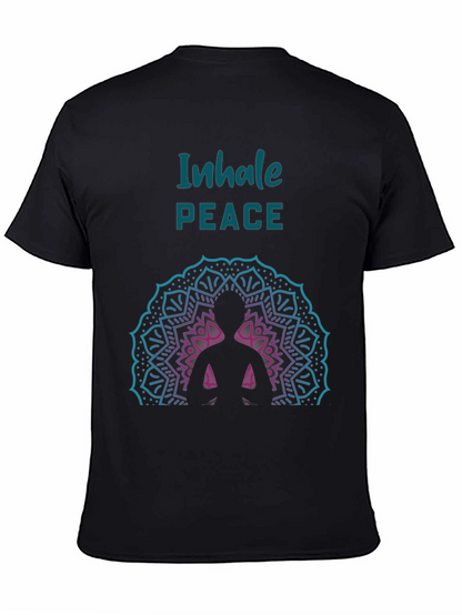 Inhale Peace Graphic Tee - Relaxed Fit