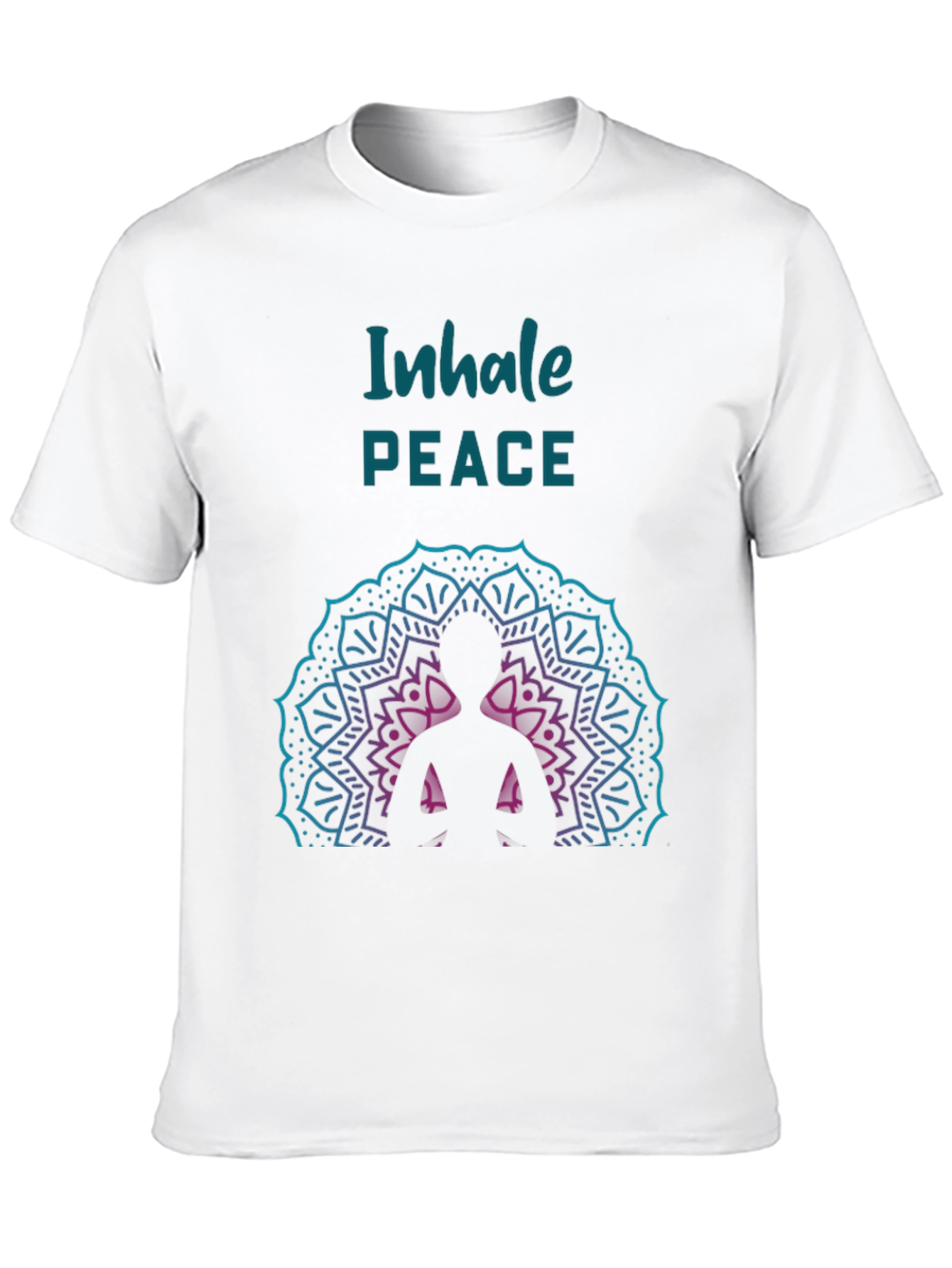 Inhale Peace Graphic Tee - Relaxed Fit