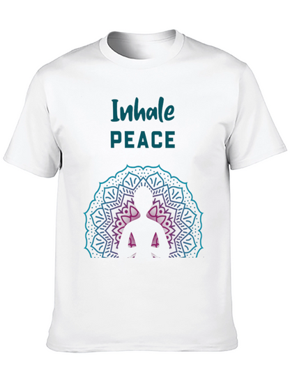 Inhale Peace Graphic Tee - Relaxed Fit