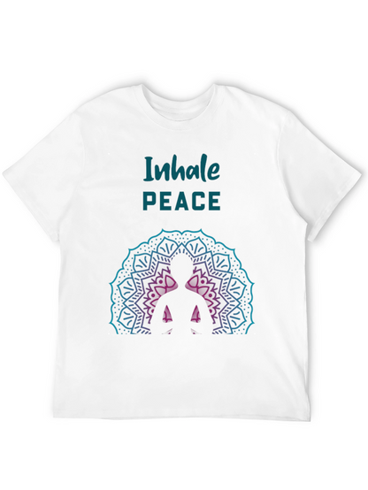 Inhale Peace Graphic Tee - Relaxed Fit