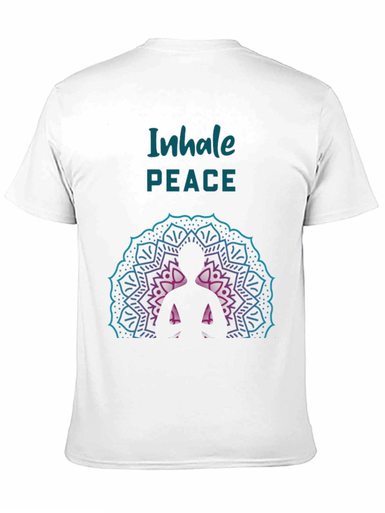 Inhale Peace Graphic Tee - Relaxed Fit