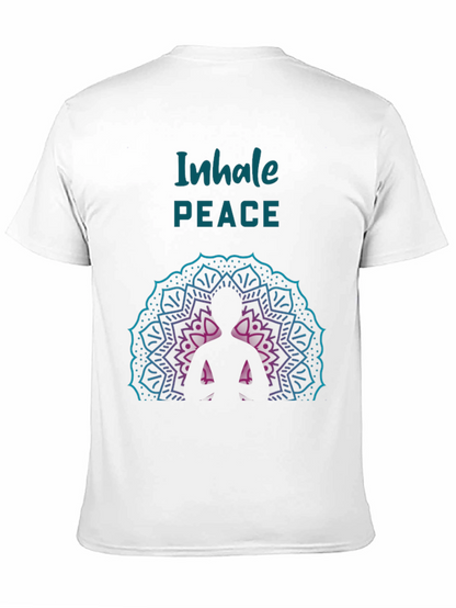 Inhale Peace Graphic Tee - Relaxed Fit
