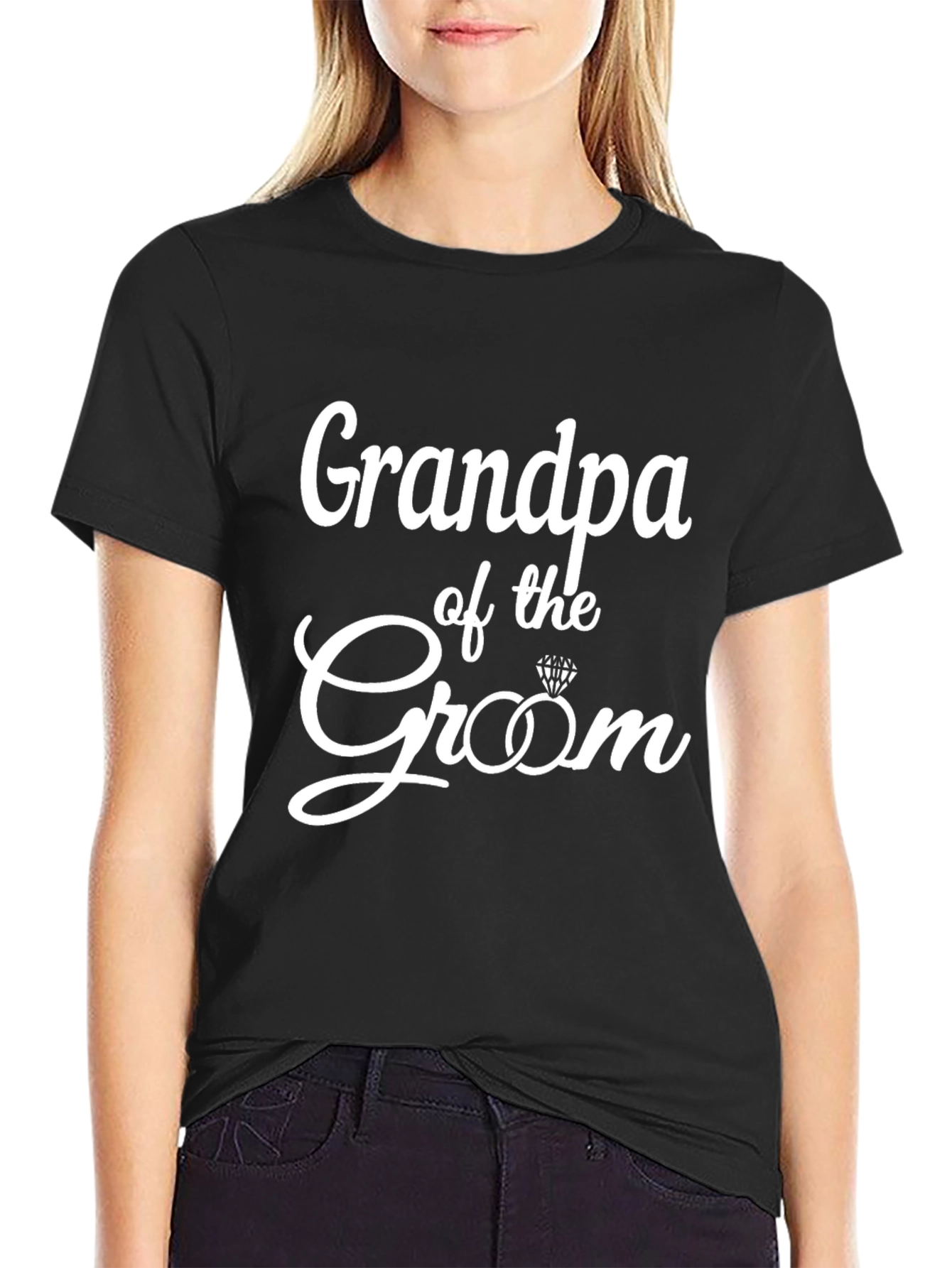 Grandpa of the Groom T-Shirt - Wedding Party Apparel