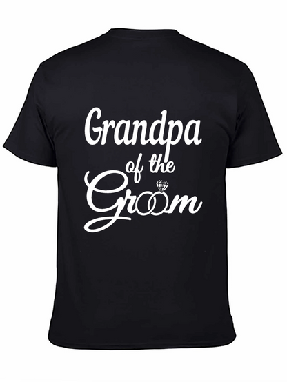 Grandpa of the Groom T-Shirt - Wedding Party Apparel