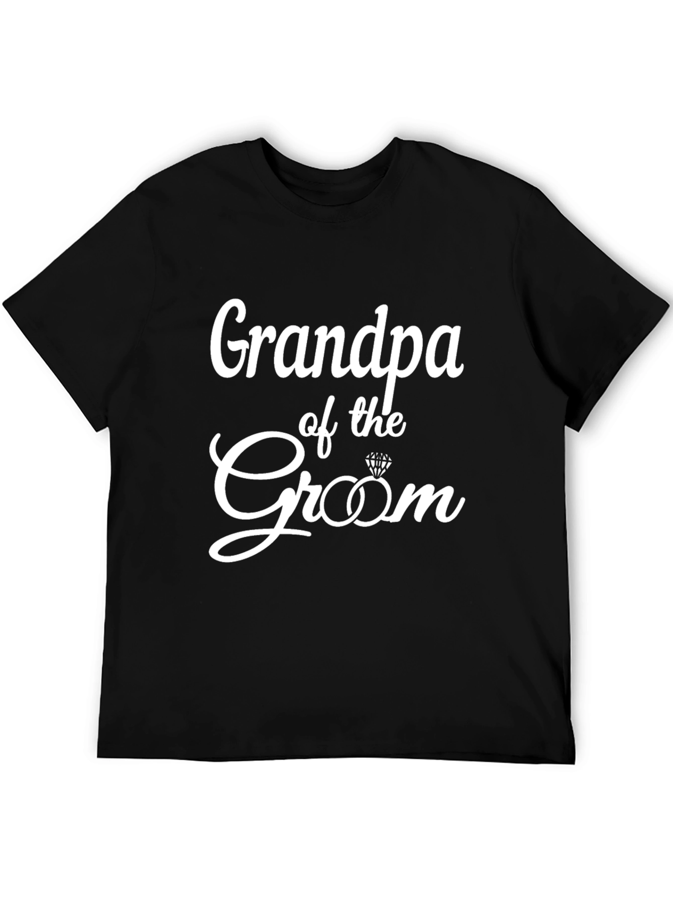 Grandpa of the Groom T-Shirt - Wedding Party Apparel