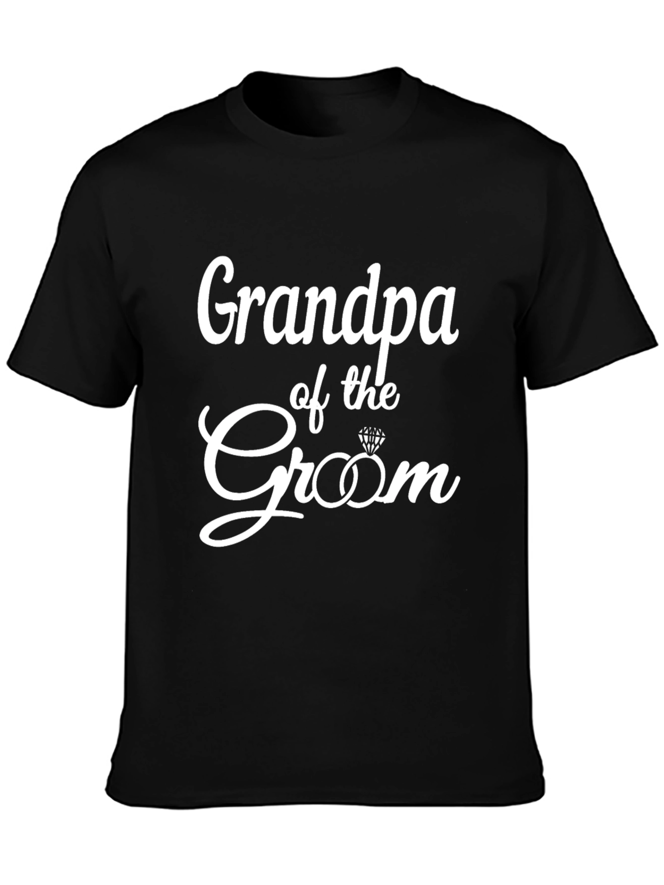 Grandpa of the Groom T-Shirt - Wedding Party Apparel