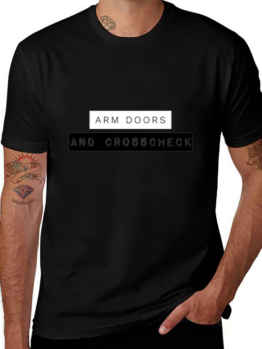 Arm Doors & Crosscheck Black T-Shirt