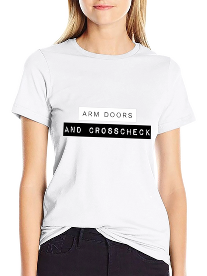 Arm Doors & Crosscheck Black T-Shirt