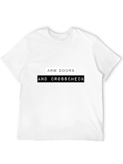 Arm Doors & Crosscheck Black T-Shirt