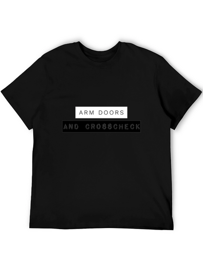 Arm Doors & Crosscheck Black T-Shirt