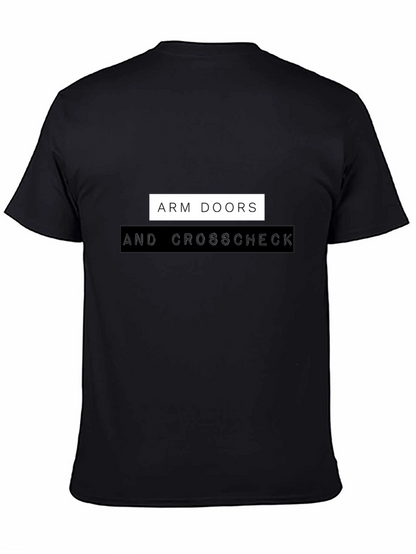 Arm Doors & Crosscheck Black T-Shirt