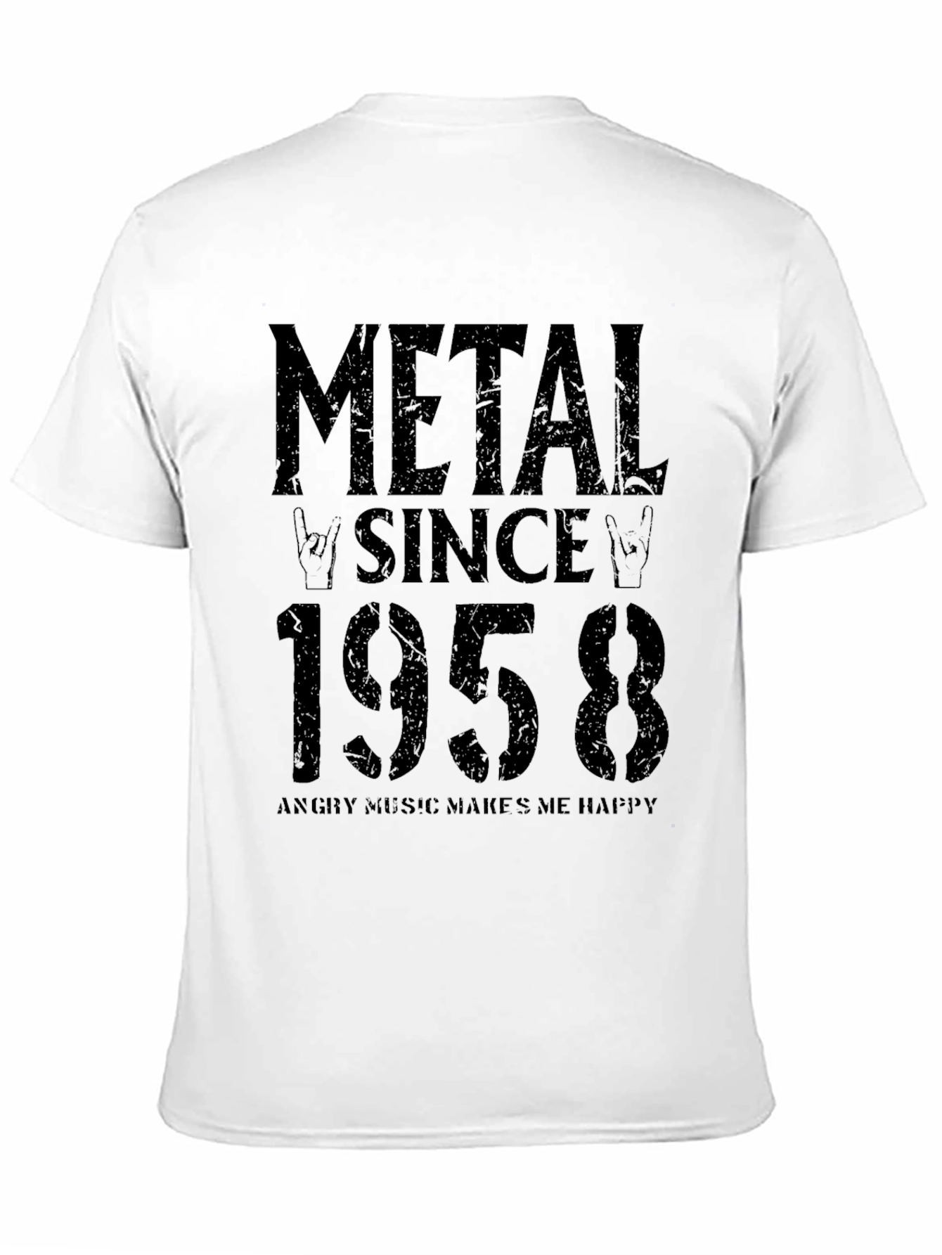 Metal Since 1958 Black T-Shirt