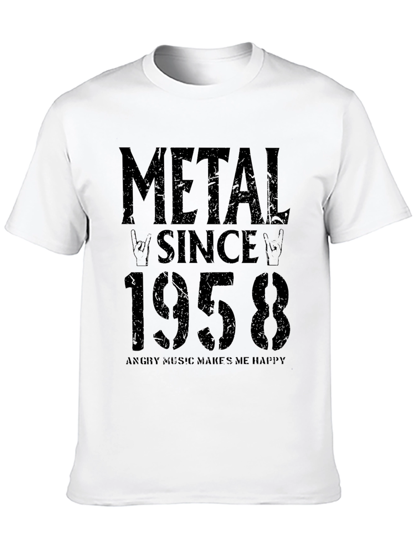 Metal Since 1958 Black T-Shirt