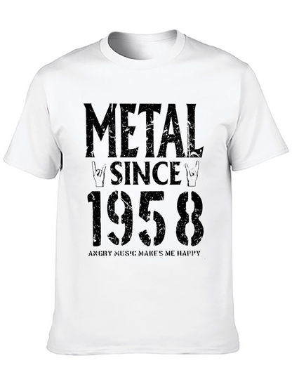 Metal Since 1958 Black T-Shirt