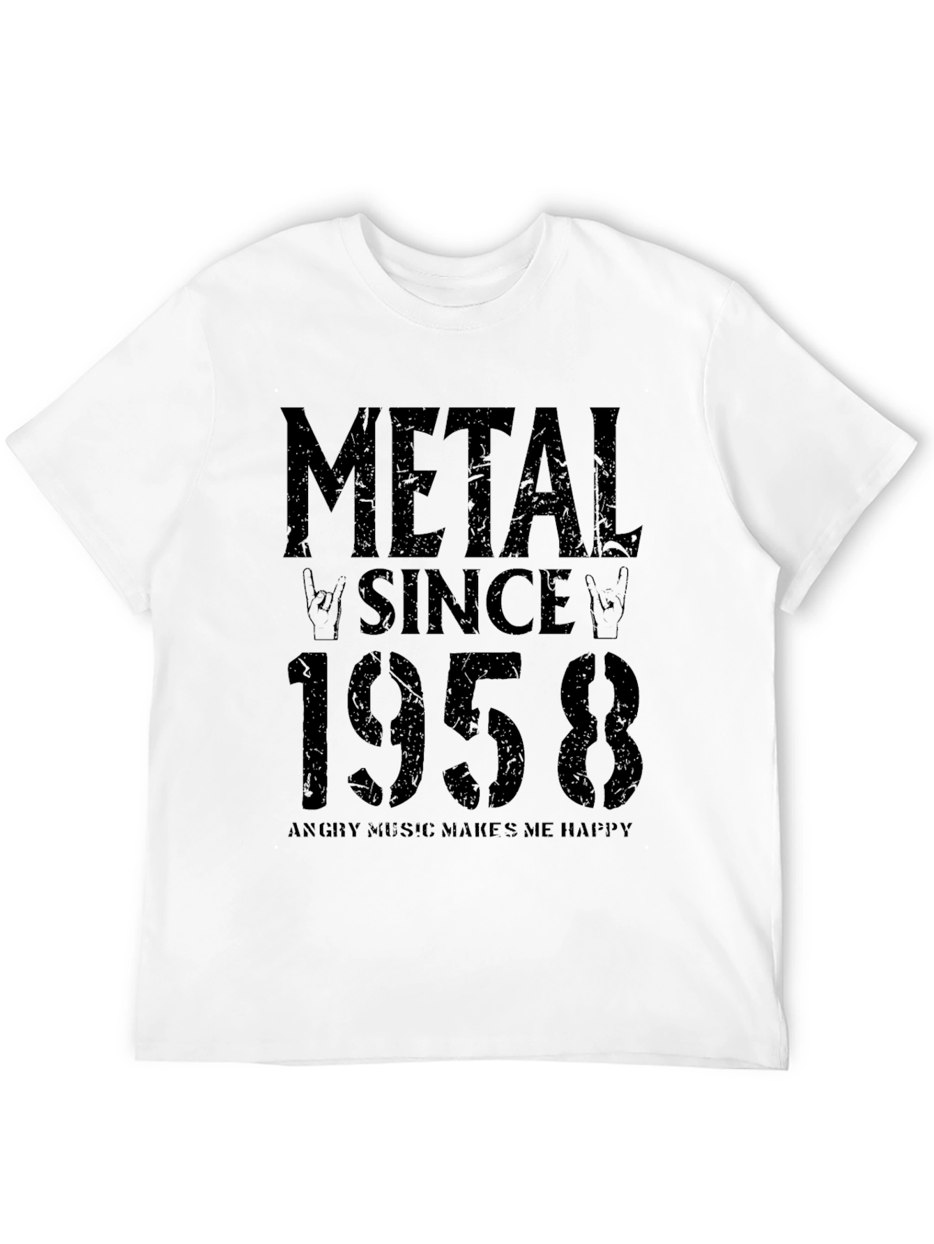 Metal Since 1958 Black T-Shirt