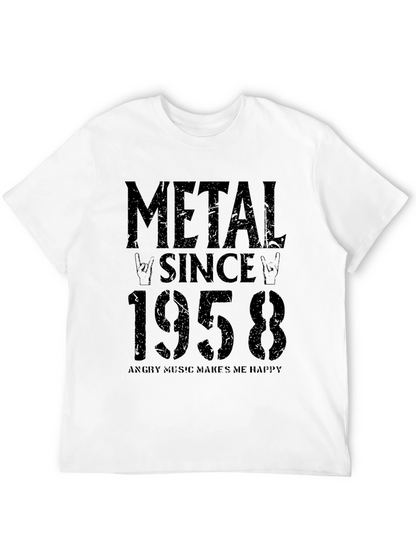 Metal Since 1958 Black T-Shirt