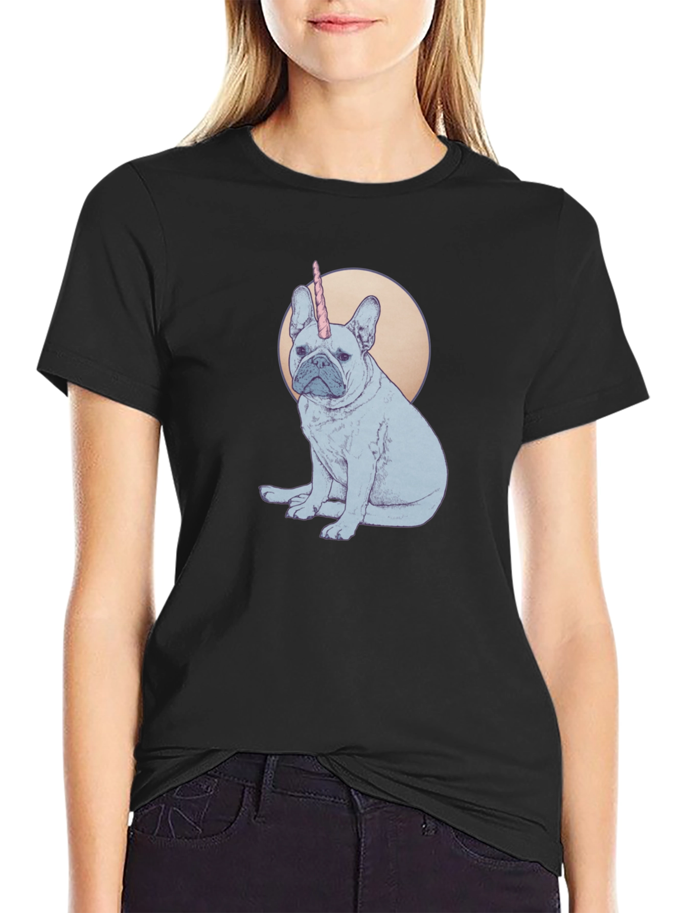 Unicorn French Bulldog Graphic Tee