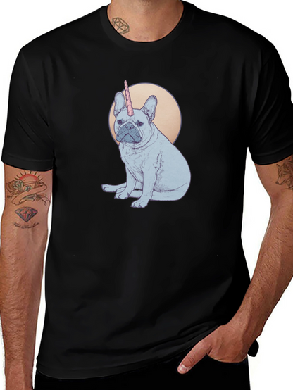 Unicorn French Bulldog Graphic Tee