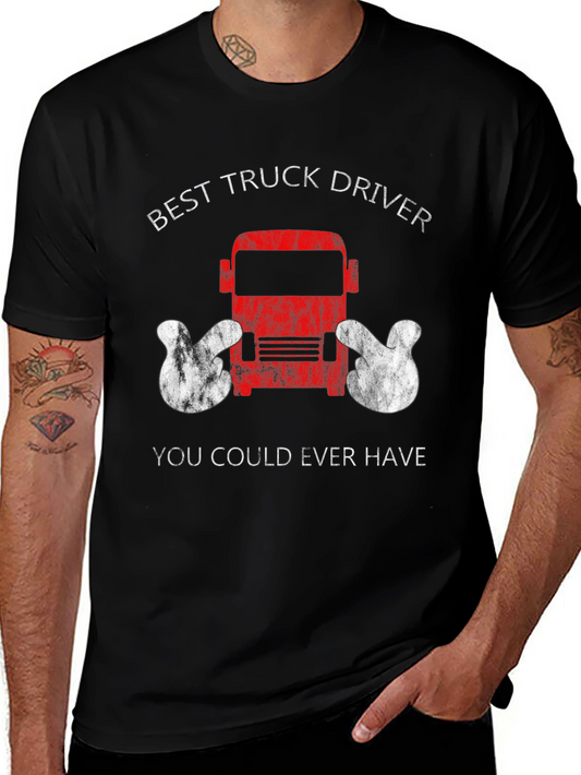 Best Truck Driver T-Shirt - Novelty Graphic Tee