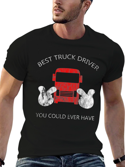 Best Truck Driver T-Shirt - Novelty Graphic Tee