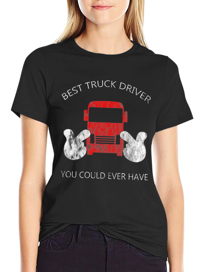 Best Truck Driver T-Shirt - Novelty Graphic Tee