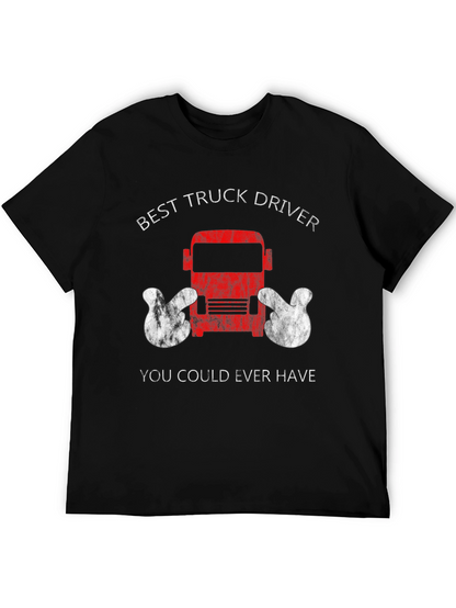 Best Truck Driver T-Shirt - Novelty Graphic Tee