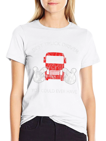 Best Truck Driver T-Shirt - Novelty Graphic Tee