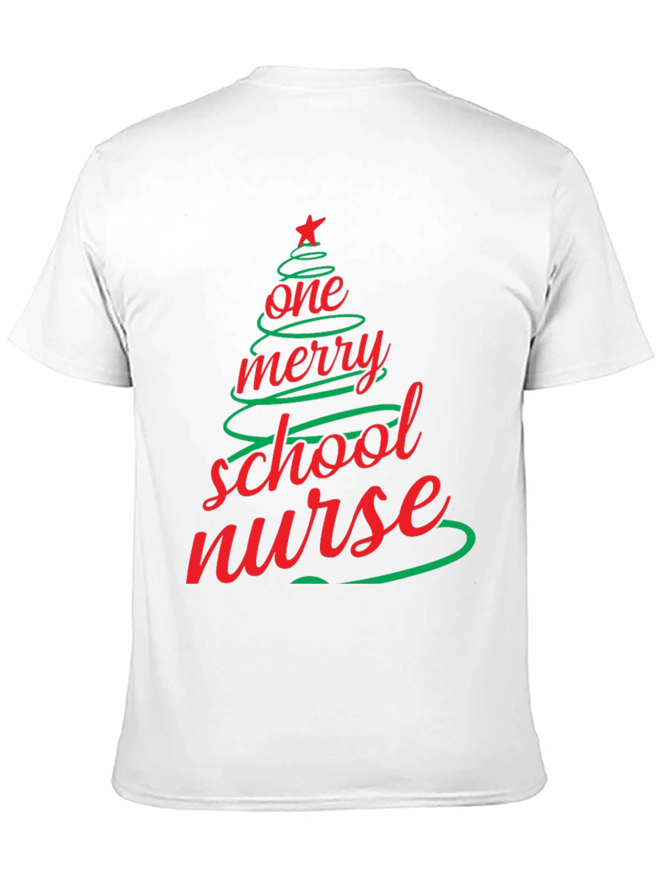 Merry School Nurse Christmas T-Shirt