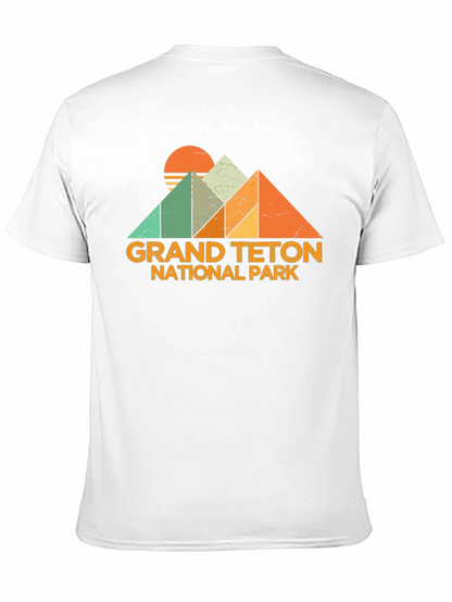 Grand Teton National Park Retro Graphic Tee