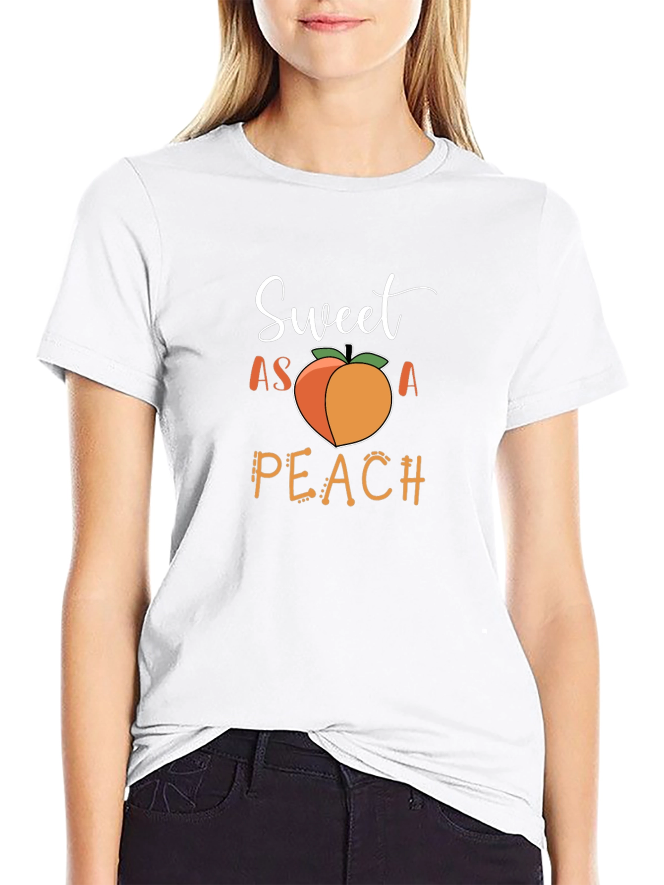 Sweet As A Peach Graphic T-Shirt - Unisex