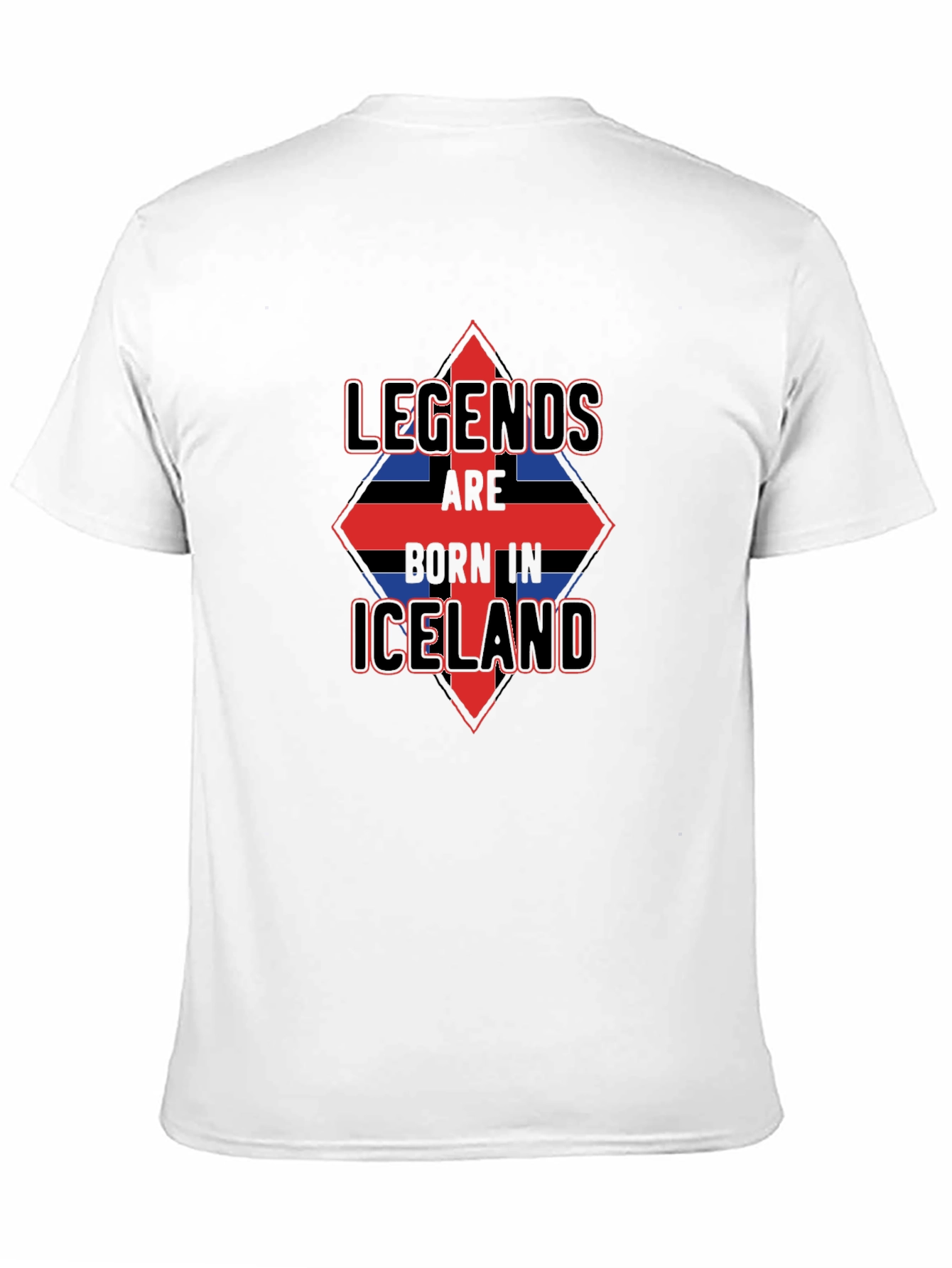 Legends Born in Iceland Mens T-Shirt
