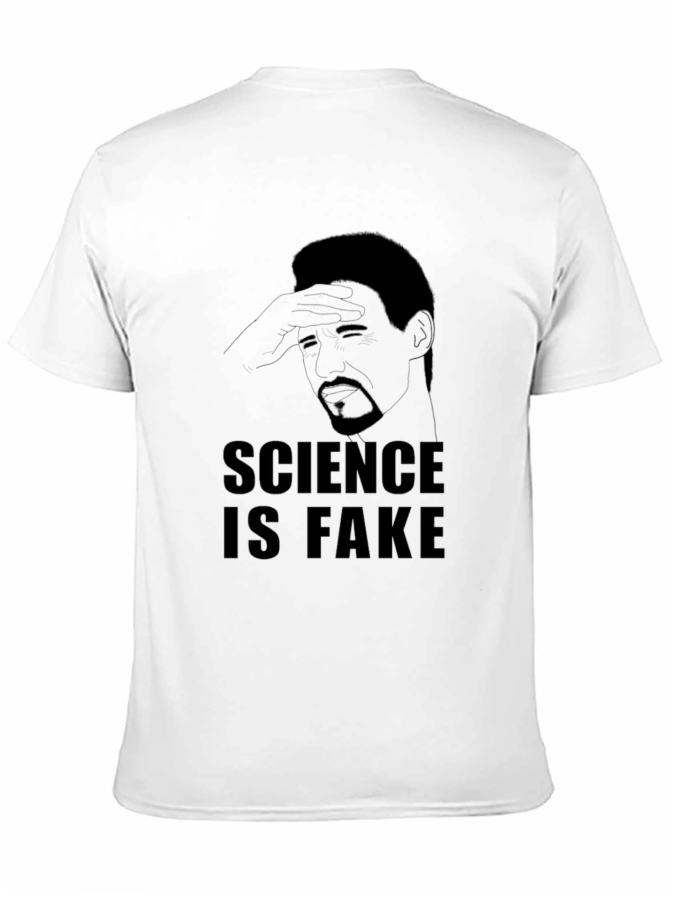 Science is Fake Graphic Tee - Mens Black T-Shirt