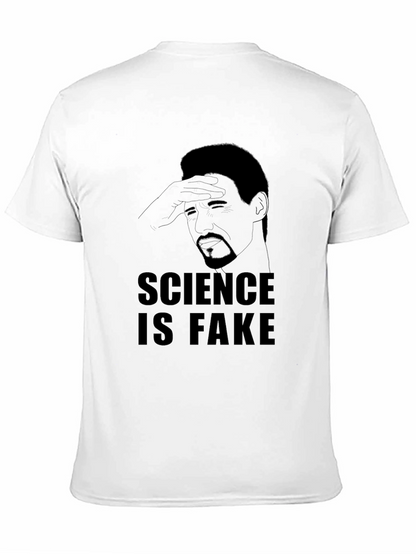 Science is Fake Graphic Tee - Mens Black T-Shirt